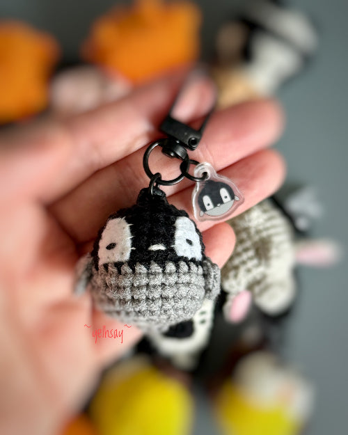 Collab - Mini Animal Amigurumi in keychains (with charm)