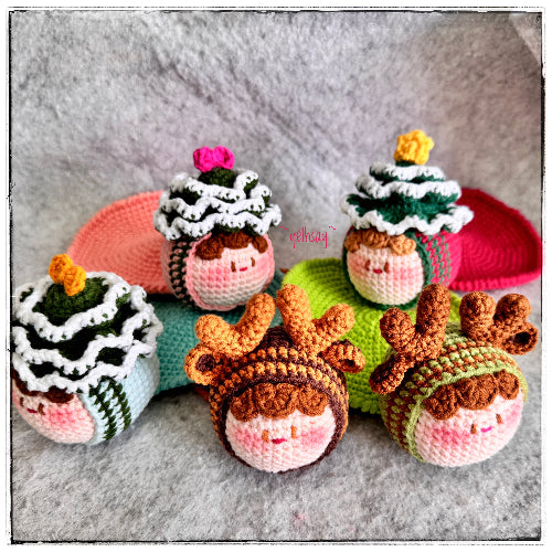 Xmas Dumpling Coasters