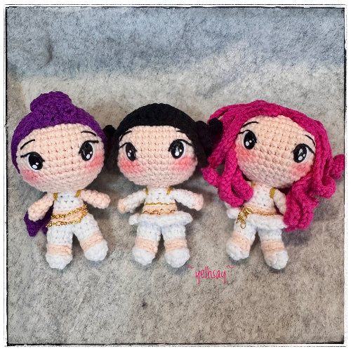 Palm-Size Kpop Demon Hunters - Mira / Zoey / Rumi